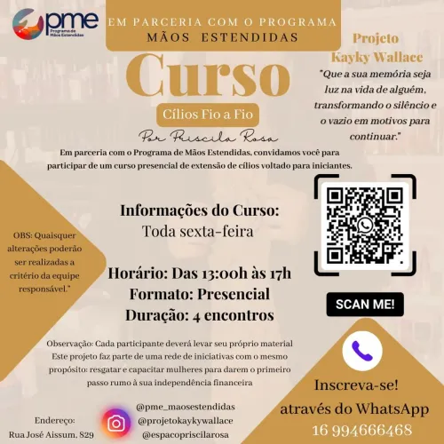 Cursos gratuitos na área da beleza 