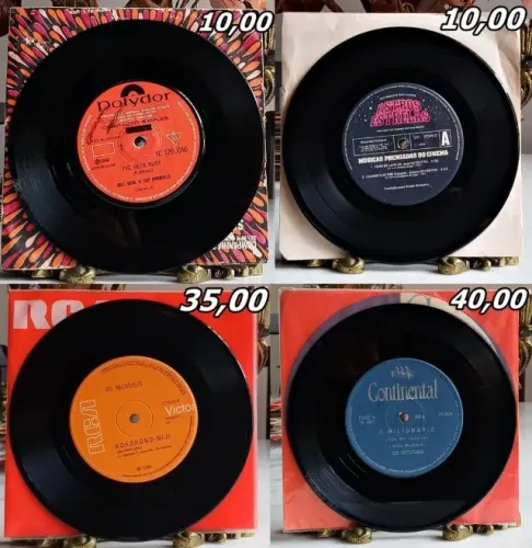 Compactos - Shocking Blue, Os Incriveis, Leila, Mark Davis, Junior, Renato e Seus Blue Cap
