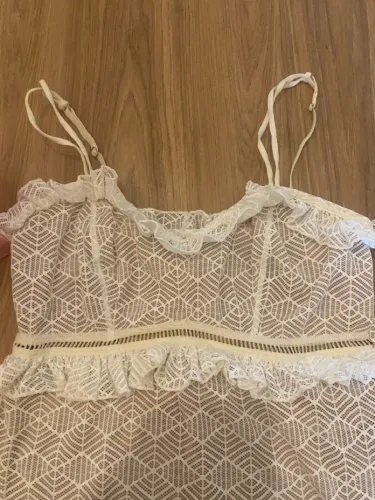 Camisola de renda Valisere - TAM P 