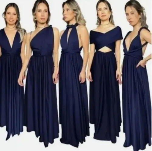 Vestido Longo Azul - Marca London - Ideal para Madrinhas!