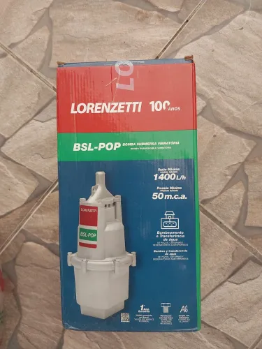Bomba D'água lorenzetti BSL-POP