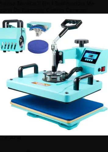Prensa térmica 5 em 1