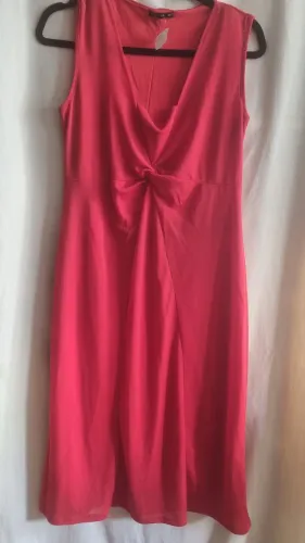 Vestido de malha vermelho GG 