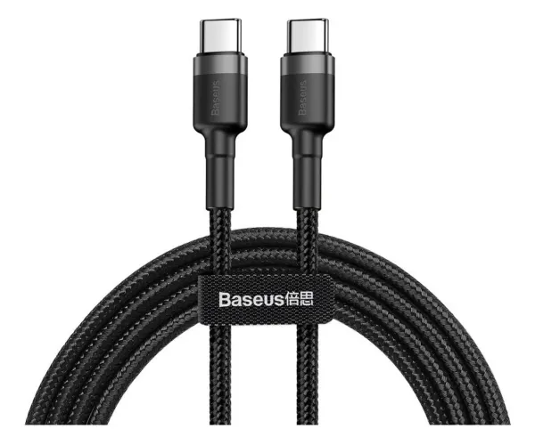 Cabo TYPE/C -C Baseus 2M IPhone e Android- 60W