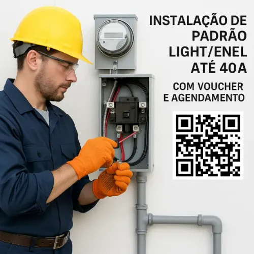 ? Instalação ou Projeto de Padrão de Entrada - Light / Enel até 40A