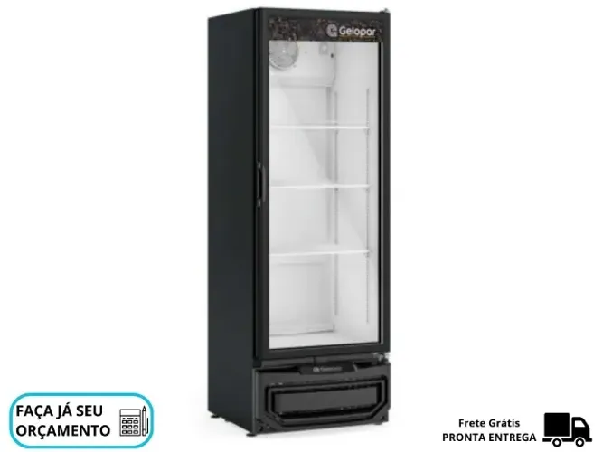 Refrigerador 410 Litros Gelopar Preto 
