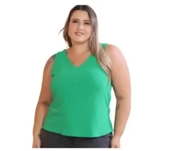 Blusa Plus Size Verde