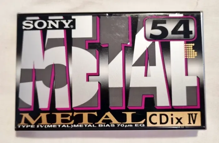 Fita Cassete Sony CDix IV 54- Lacrada - Made in Japan