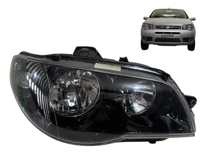 Farol Palio Fire 2007 A 2012 Máscara Negra Direito Original