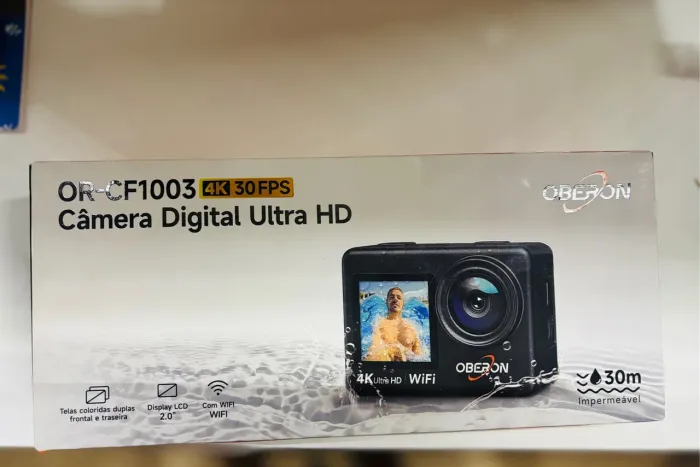 Câmera Digital Ultra HD 4K Oberon OR-CF1003