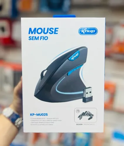 Mouse Vertical Ergonômico 