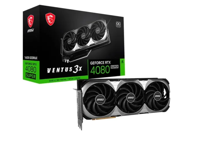 Placa de Video RTX 4080 SUPER  MSI 16 G VENTUS 3x