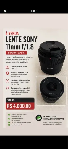 Lente 11mm