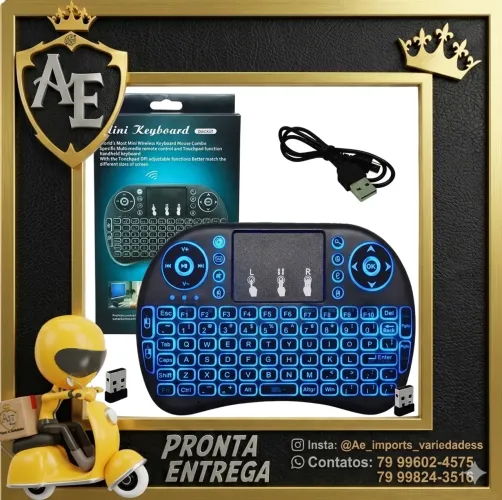 Mini teclado Bluetooth para tv 