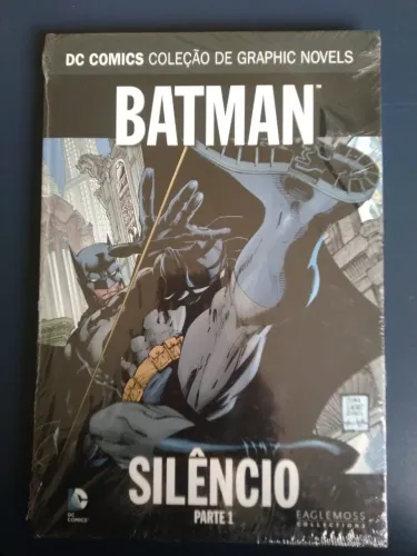 HQ BATMAN SILÊNCIO PARTE 1 GRAPHIC NOVELS DC COMICS EAGLEMOSS CAPA DURA PARTICULAR PLÁSTIC