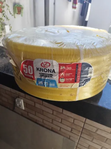 Eletroduto flexível corrugado 50 metros