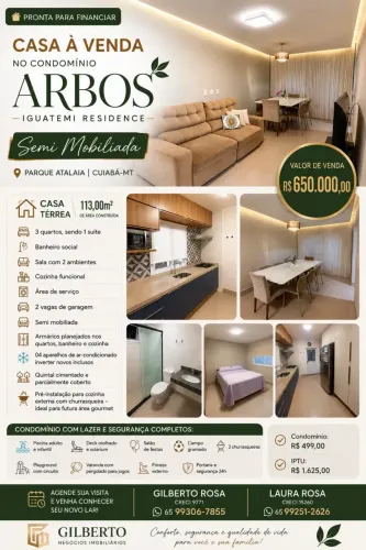 Casa a Venda no Arbos Iguatemi
