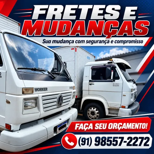 FRETE // MUDANÇA (Caminhão Baú 3/4) DISPONÍVEL