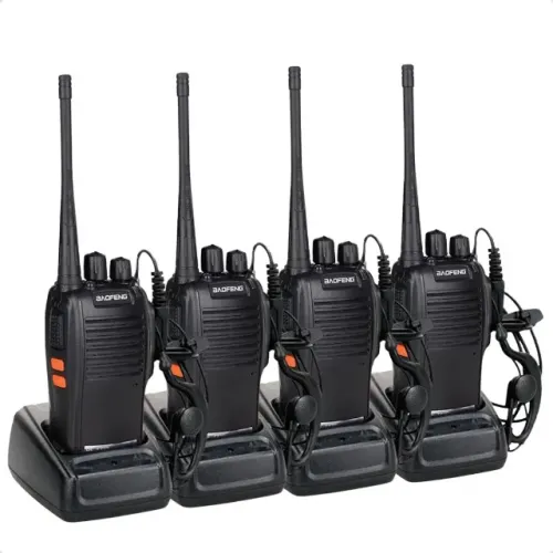 Kit 4 Rádios Baofeng 777s + Acessórios Pronta Entrega Novo