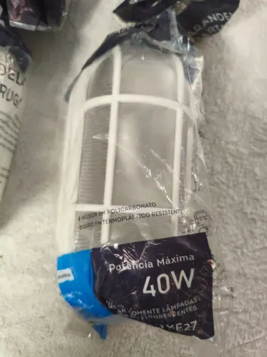 Luminária Arandela Tartaruga Plastico branco