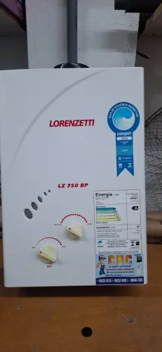 Aquecedor de Água a Gás LZ 750 BP GN Lorenzetti