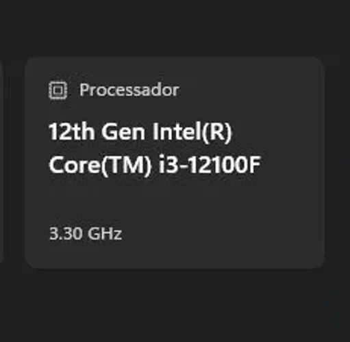 Intel i3 12100f (LGA 1700) perfeito estado