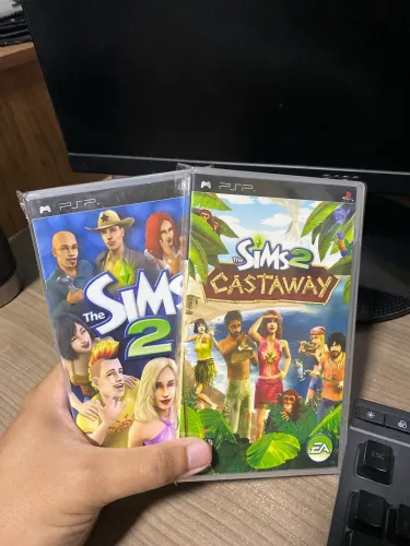 JOGOS DE PSP THE SIMS 2 e CASTAWAY