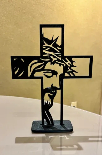 Crucifixo Jesus em 3d