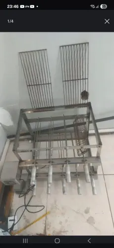 Churrasqueira  com espeto 