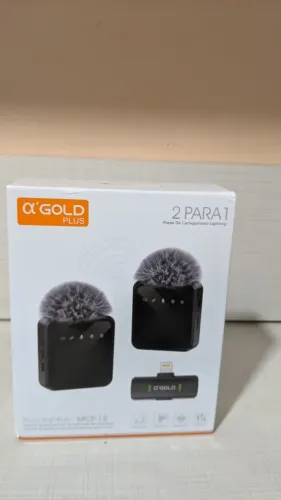 Microfone Lapela Sem Fio A'Gold MCF-18 