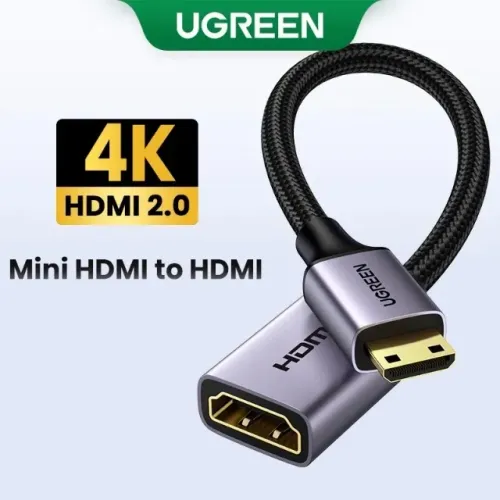 Adaptador Mini HDMI x HDMI HD160 Ugreen 4K 60 Hz