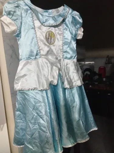Vestido da princesa da Disney original 10 anos