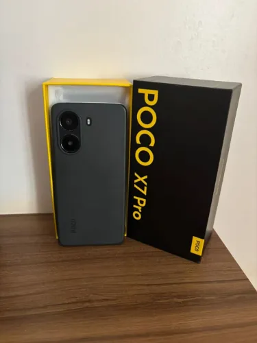 POCO X7 PRO, capinha, carregador, caixa, ( TROCO POR IPHONE)