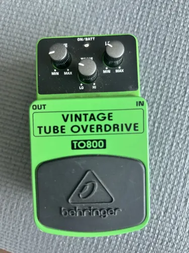 Pedal Behringer To800 Vintage Overdrive 9v