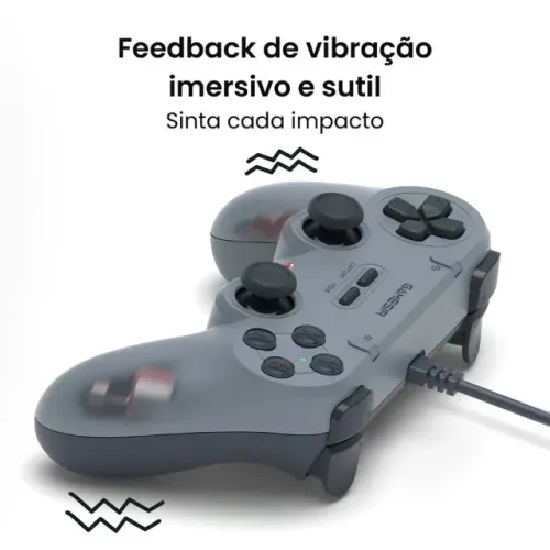 Controle para PC com fio usb ( basta plugar e usar)