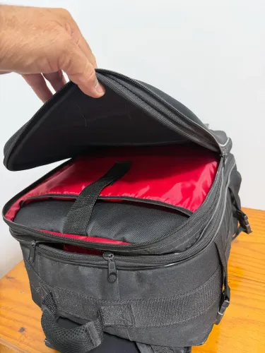Mochila de fotógrafo