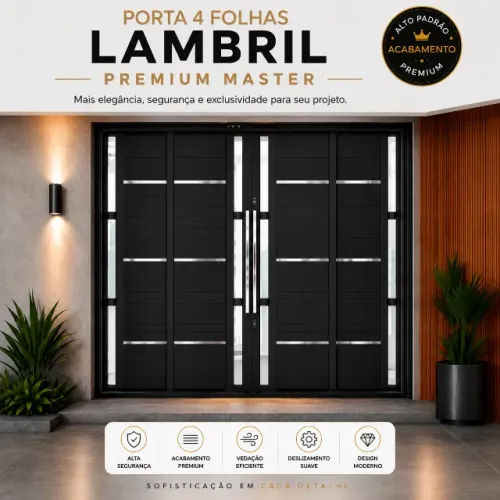 PORTA BALCÃO 4 FOLHAS LAMBRIL PREMIUM MASTER DIRETO DA FÁBRICA PAGAMENTO NA ENTREGA
