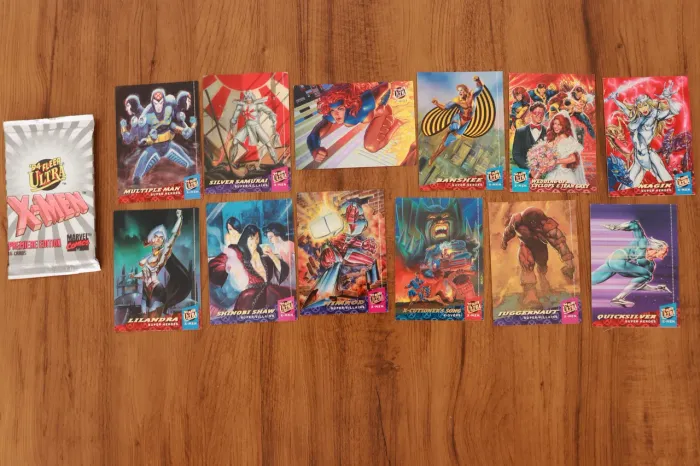 10 Cards X-Men Fleer Ultra 94 Premiere Edition - 10 Cards + Pacote Original