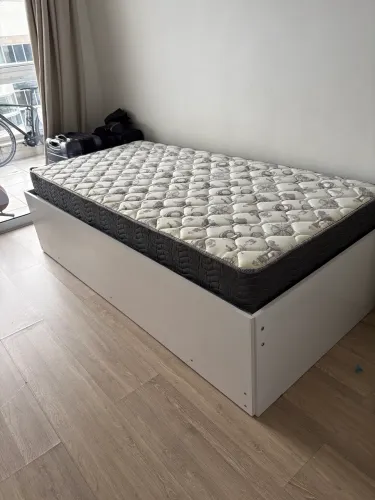 Cama Solteiro Vira Casal Bibox 3 Em 1 Bicama Reforçada Luxo