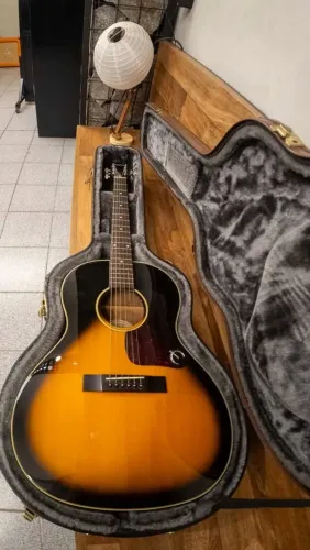 Epiphone EL-00 PRO Parlor: O Clássico do Blues Com Sonoridade dos Anos 30.