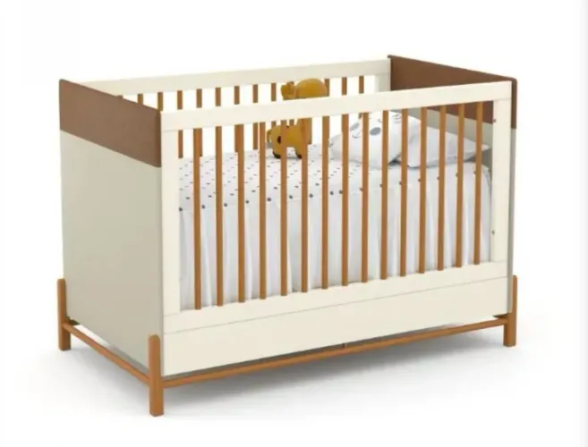 Berço Tess Matic + colchão | Transforma em mini cama