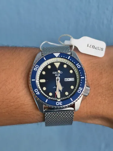 Relógio Seiko 5 Sports SRPD71 Pulseira Mesh