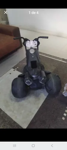 Triciculo está sem a bateria 