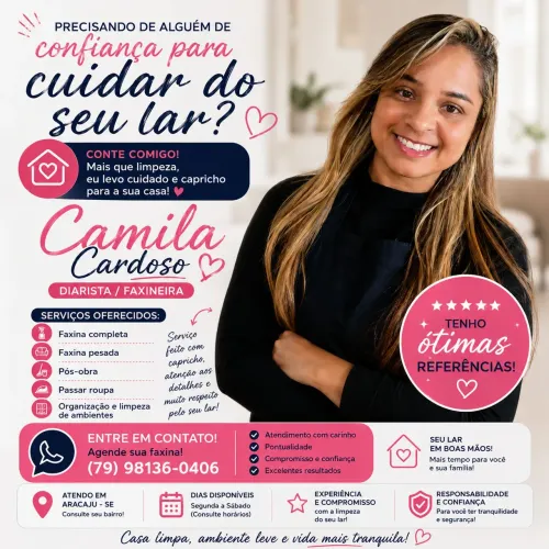 Diarista/faxineira 
