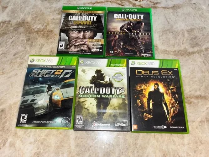 Jogos XBOX ONE e 360