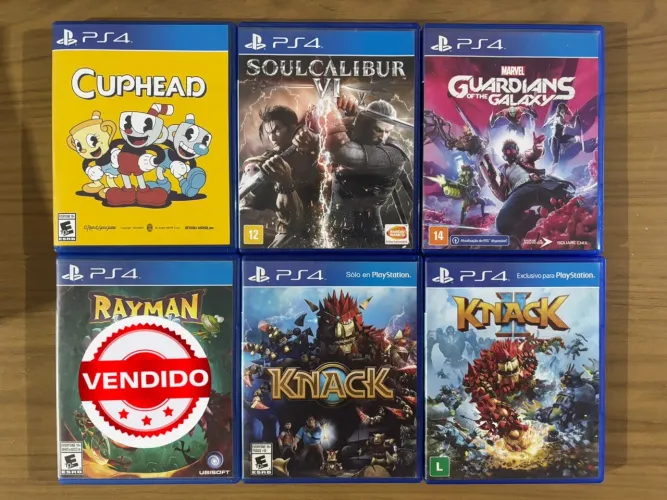 Lote jogos ps4