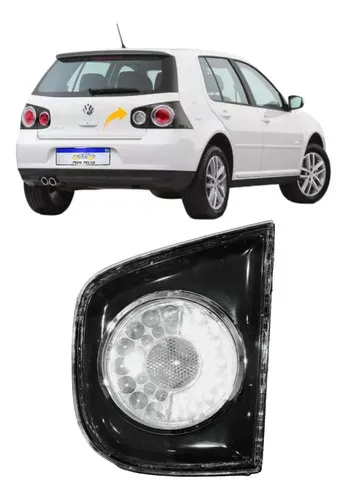 Lanterna Volkswagen Golf 2008 2009 2010 2011 2012 2013 L.d Direito Branco