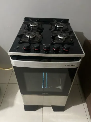 Fogão mesa de vidro