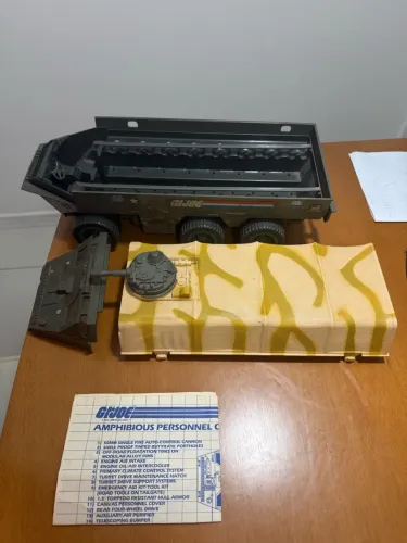 Veículo Anfíbio Gijoe Comandos em ação