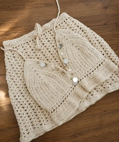Conjunto crochê